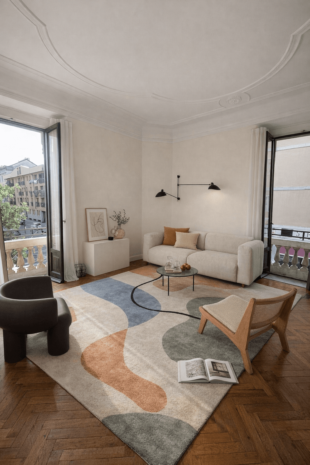 Soggiorno dopo la trasformazione AI