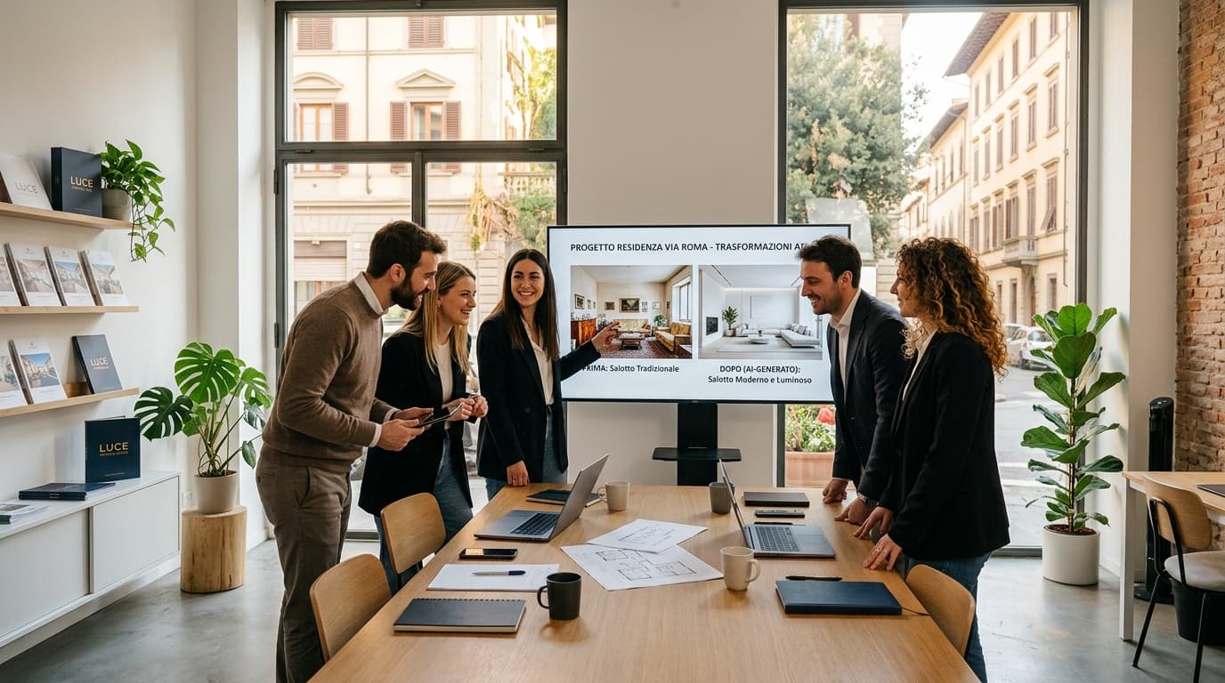 Il team di RinnovaCase AI nel nostro studio